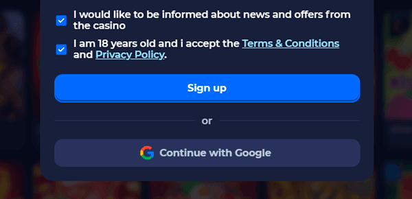 Choose a registration method Choose a registration method